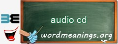 WordMeaning blackboard for audio cd